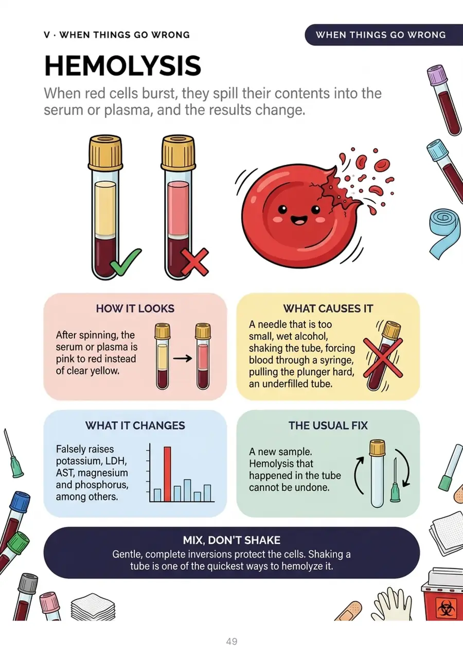 Hemolysis: how it looks and what causes it
